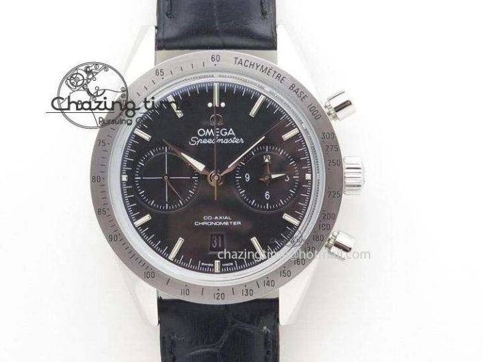 0325 De Ville Prestige Small Second TWF 1:1 Best Edition Black Dial on Black Leather Strap MIYOTA Resilient 8037